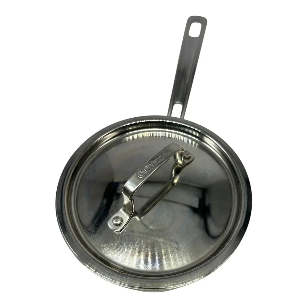 Cuisinart MultiClad Pro 1.5 Qt Stainless Steel Saucepan with Cover Lid MCP19-16N